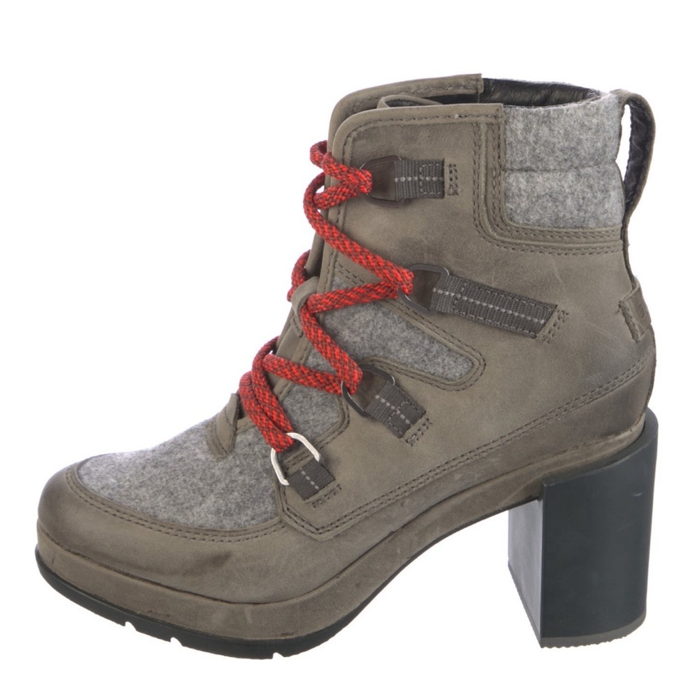 Leather Lace-up Boots